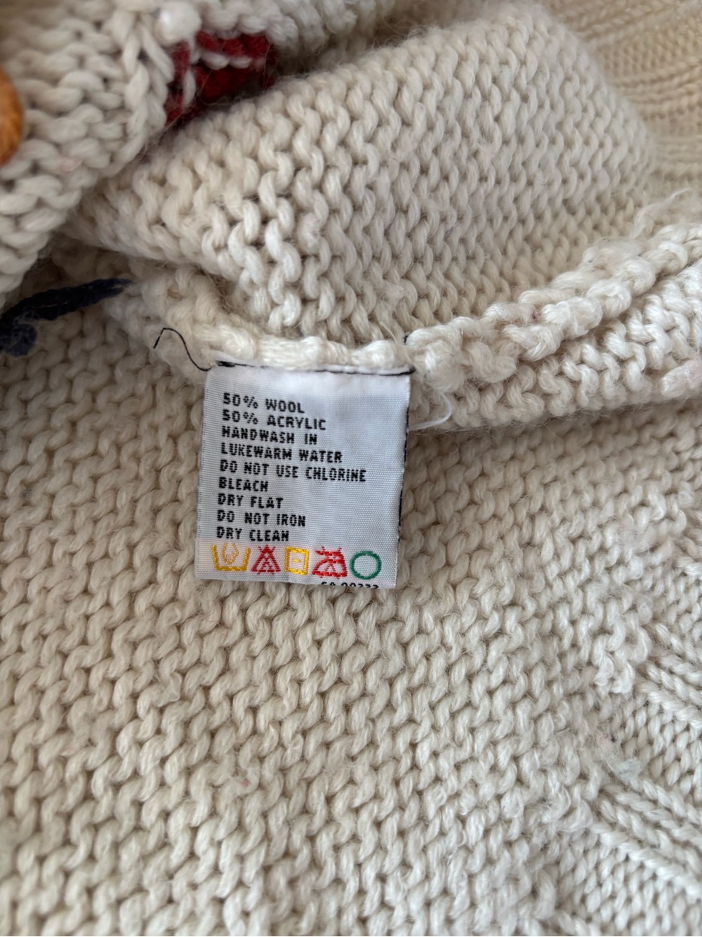 Vintage wool blend sweater - Picture 3 of 4